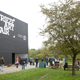 Exterior view of Frieze London.